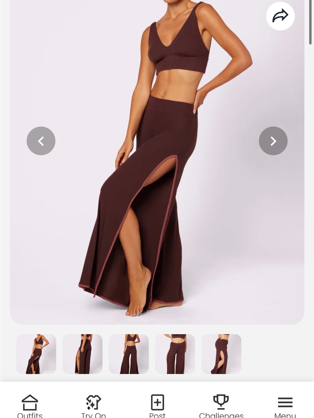 PARADE• wide leg pants with slit